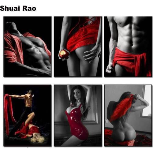 Sexy man and woman 5d full square diamond painting people pattern diamond embroidery mosaic cross stitch bedroom room art