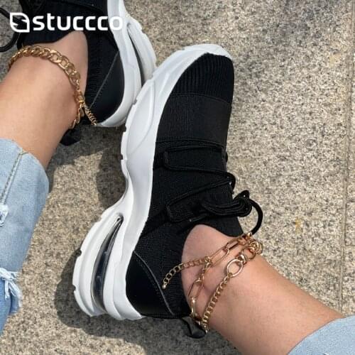 Shoes for Women Sneakers Platform Shoes Air Mesh Loafers Casual Fashion Breathable Gym Flats Shoes Woman Vulcanized Chunky