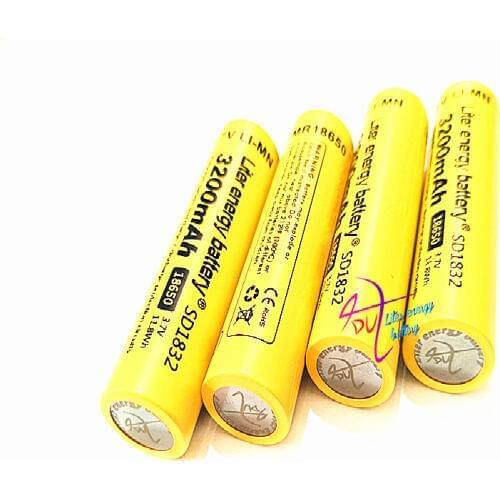 Liter energy battery 8 PCS 100% New Original NCR18650B 3.7V 3200MAH 18650 Li-ion Rechargeable battery for tablet pc inch