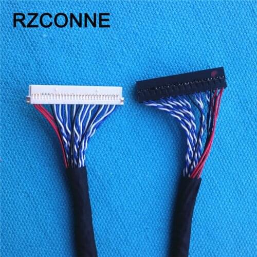 LVDS Cable DF19-30P-S8 2CH 8Bit 1.0mm Pitch For Samsung LTM170E6-L04 LTM170E8 LTM170EX LTM190E1-L05