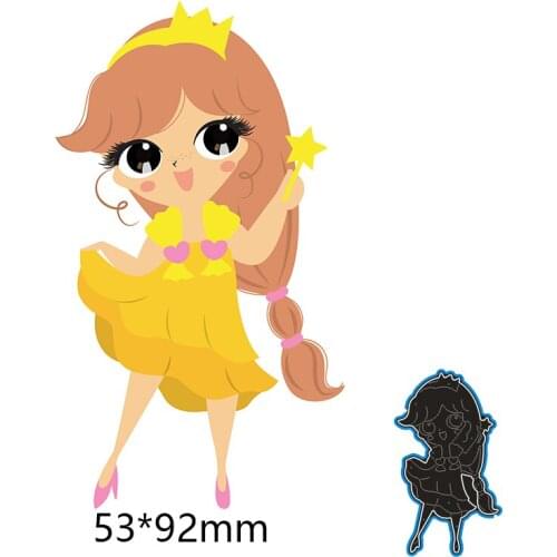 Metal Cutting Dies dancing girl New Scrapbook paper Decoration Embossing DIY Paper Card Craft 53*92mm