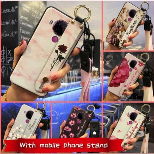 Soft Case Lanyard Phone Case For Nokia 5.4 Shockproof Original Soft Back Cover Dirt-resistant