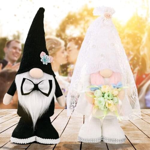 Faceless Bride and Groom Doll Wedding Doll Ornaments Wedding Decoration Bridal Shower Bachelor Party Decorations Wedding Gift