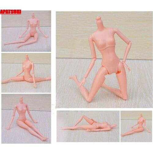 Birthday Gift DIY Kid Toy 12 Joints Doll Naked Body For 11.5" Doll House Body Parts For 1/6 BJD Doll Without Head Doll Accessory