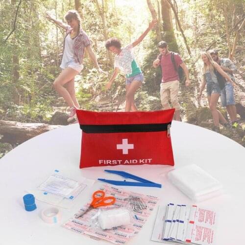 Outdoor Camping Survival Emergency Survival kit Waterproof Mini Travel Car First Aid kit Home Small Medical Box sos Household