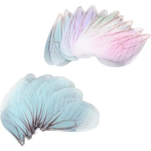 20Pcs Dragonfly Wing Dangle Earrings Pendants DIY Jewelry Making Charms Bead