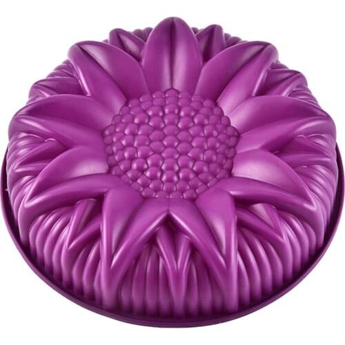 3D Silicone Cake Molds Sunflower Shaped DIY Baking Bakeware Cookie Fondant Mould Pastry Cake Decorating Tool Kitchen Accessories