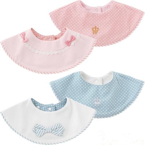 LionBear Baby Bibs 6-24 Months 360 Degree Rotatable 3 Layers Waterproof Easy To Clean Saliva Burp Cloth for babies Accessories