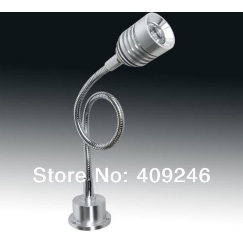 Super Bright 1x3W LED Energy Saving Spotlight Wall Reading Study Desk Lamp Bedside Flexible Tube lamp