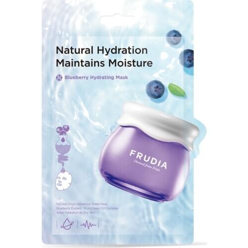 Facial Mask - Blueberry Hydrating Sheet Mask(1pc) Frudia Serum Cream Moisturize Essence Face Care Skin Care Korea Cosmetic