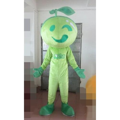 High quality new Green mascot costume Holiday special clothing for Halloween party costumes