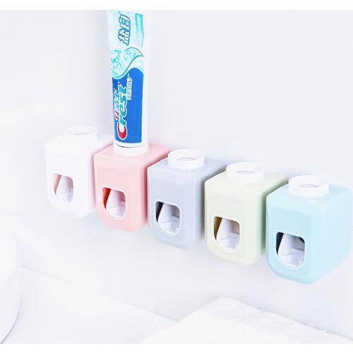 Yooap Automatic Toothpaste Squeezer A Variety of Colors ABS Paste Tube Squeezer Home Toothpaste Dispenser Bathroom Accessories