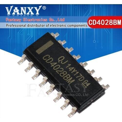 10PCS CD4028BM SOP16 CD4028 SOP CD4028BM96 SOP-16 SMD new and original IC