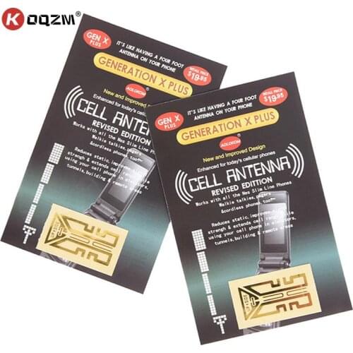 2*signal Enhancement Stickers Mobile Phone External Antenna Signal Amplifier New
