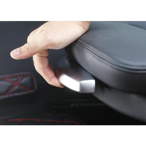 2Pcs Car Interior Seat Adjust Button Switch Cover Trim Styling Fit For BMW 1 Series Saloon 2017 Car-covers Accessory