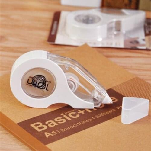 4Pcs/Set 10M Kids Students Portable Beige And Transparent Case Correction Tape, School Office Supplies Writing Correcting Tape
