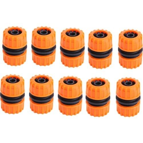 5/10pcs Hose Pipe Connector Garden Joiner Mender Extend Repair Adaptor Coupler Irrigation System Connector 1/2in Garden Tools J9