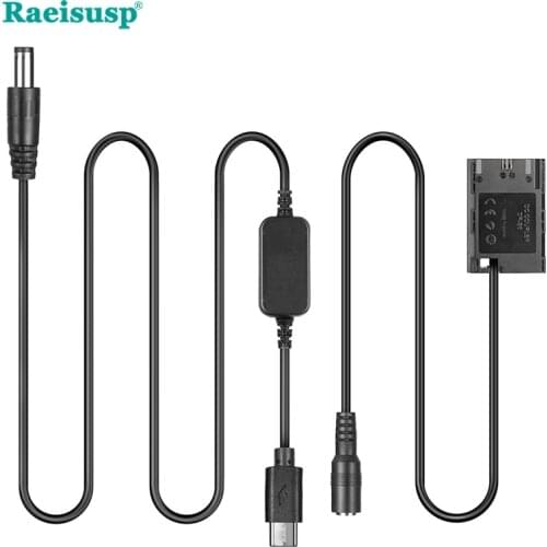 ACK-E6 USB-C DR-E6 Power Supply Full Decoded DC Coupler PD Adapter LP-E6 for Canon EOS 70D/7D 60D/6D 5D Mark II III 5DS 5DS-R