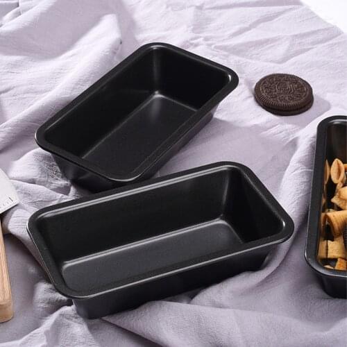 Nonstick Cake Pan Rectangular Bread Mold Carbon Steel Mini Mousse Toast Mold Cake Baking Tray Loaf Pans Kitchen Baking Tools
