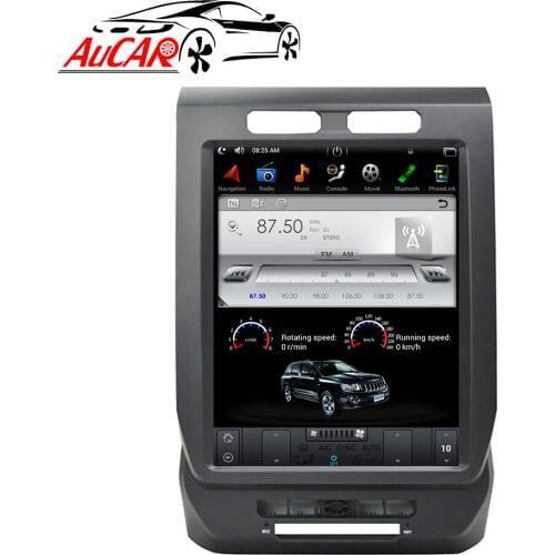 AuCAR 2 DIN 12.1‘’ Tesla Style Android 8.1 Car radio For Ford F150 2015 -2017 Touch Screen Radio Dvd Player GPS Navigation