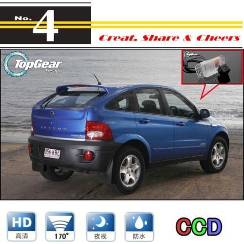 Car Camera For SSangYong Actyon / Tradie / Korando High Reverse Rear View Back Up Camera PAL / NTSC Use | CCD + RCA