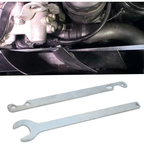 32mm Automotive Fan Clutch Nut Wrench & Water Pump Holder Tool Stainless Steel Fit For M54 M52 M56 S54​ M/N/S62