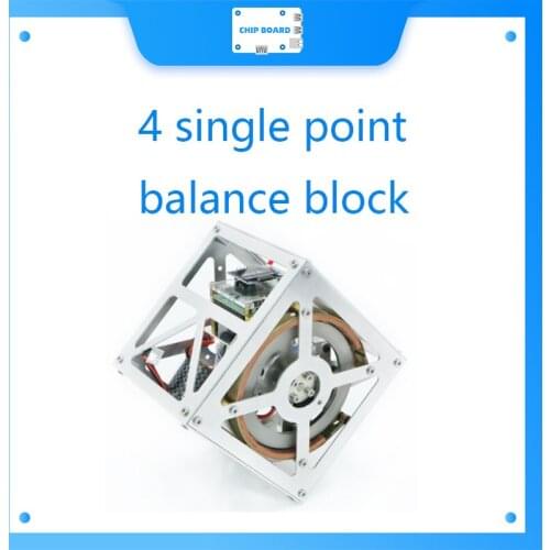 Balance block single point single side self balanced cubli block that cannot be pushed down can be flipped