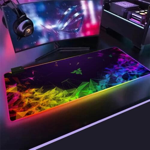 Large RGB Mouse Pad xxl Gaming Mousepad LED Mause Pad Gamer Copy Razer Mouse Carpet Big keyboard mouse pad Mat laptop mouse pad