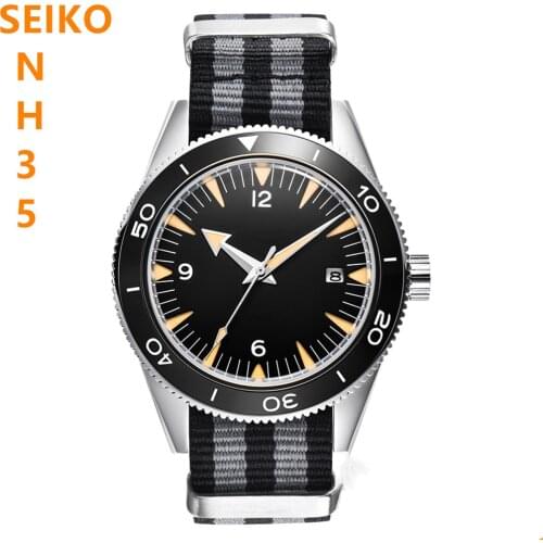 Corgeut Automatic Movement Sapphire Stainless Steel Mechanical Ceramic Fashion NH35A Movement Watch Luxury Mens Watch Relogio