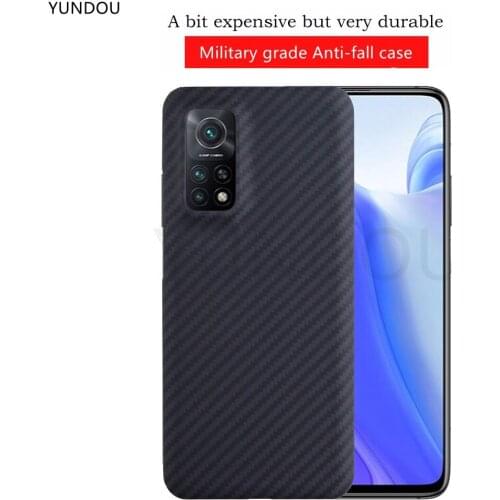 Anti-fall Carbon fiber phone Case For XIAOMI Redmi K30S K40 PRO Aramid fiber Ultra-thin Fashion case for XIAOMI MI 10T shell