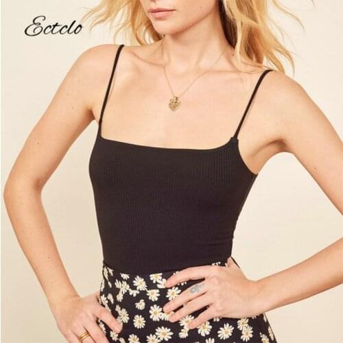 Ectclo Women's Cropped Tank Tops