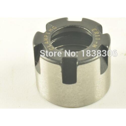 ER11 NUT 1pcs ER11 M Nut Clamp ER11 collet thread M13*0.75, Diam 16mm Height 12mm , Type M Nut For CNC collet chuck Nuts