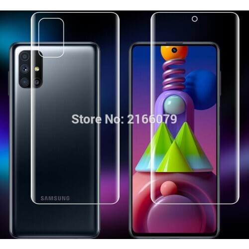 For Samsung Galaxy M51 M31 M30s M20 M40 M21 Clear TPU / Matte Anti-Fingerprints Hydrogel Full Cover Soft Screen Protector Film