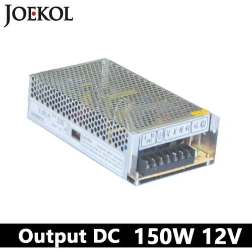 Switching Power Supply 150W 12v 12.5A,Single Output Watt Power Supply For Led Strip,AC110V/220V Transformer To DC 12V