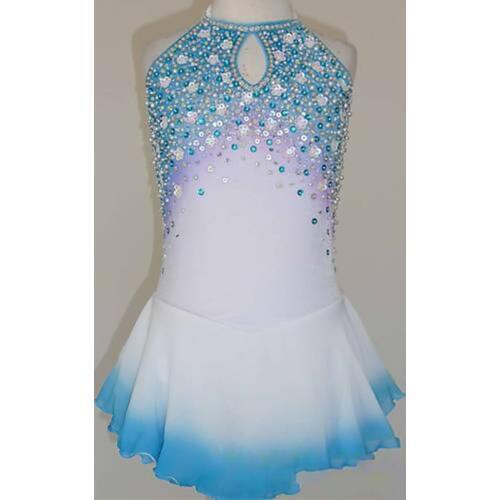 RUBU Custom Ice Skating Dresses Graceful New Brand Vogue Figure Skating Dresses For Competition Apparel Suit