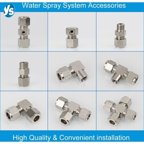 Garden Irrigation Tools Watering Spray Nozzle Connection Fittings Mist Maker Fittings Atomizer Sprinkler Durable and Convenient