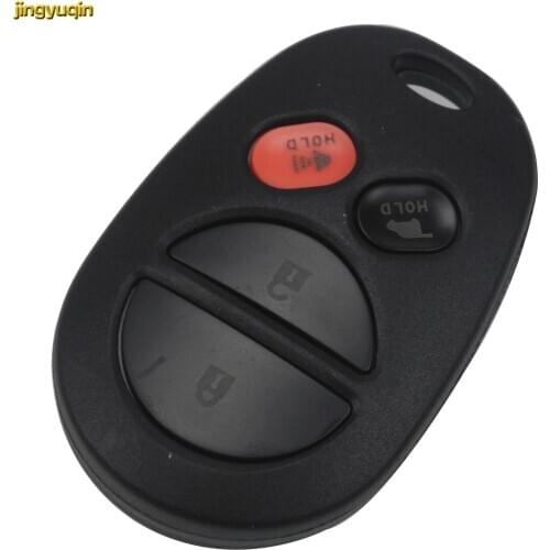 Jingyuqin 4 Buttons New Remote Car Key Shell Fob Keyless Entry for Toyota Sienna Van Car-styling