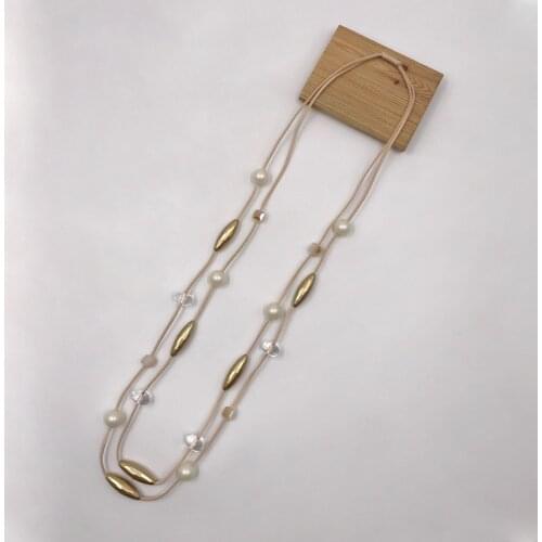 Kara&Kale Boho Fashion Jewelry Gothic Collar Necklace Suede Cord Resin&Glass Beads Earthy Collares Necklace Women Accessories