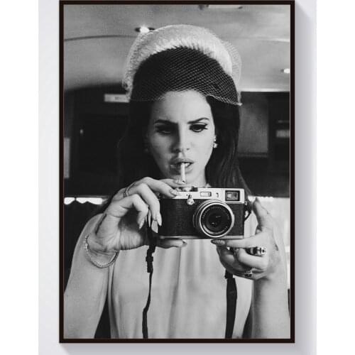 MT2553 003 Lana Del Rey Music Singer Star Poster Painting Art Poster Print Canvas Home Decor Picture Wall Print