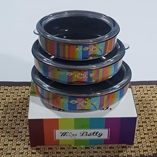Miss Betty Rainbow 3'lü Storage Set