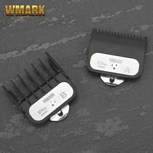 WMARK G-2B black color Guide comb sets attachment comb set with a metal holder limited comb For professional clipper
