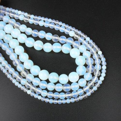 Natural Opal Stone Loose Beads Strand Semi-precious Stones For DIY Bracelet Necklace Jewelry Fashion Jewelry Womens Accessories