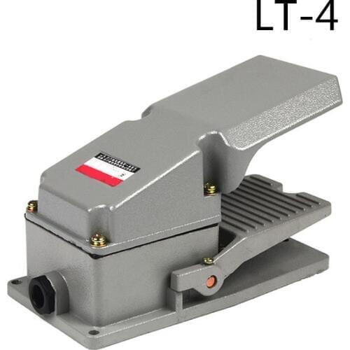 LT4 Foot Switch Pedal Switch 5A AC 380V 15A AC 250V Material Aluminum LT4