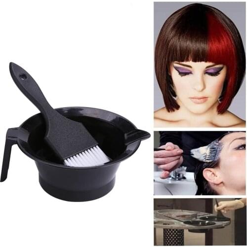 Hairdressing Brush Bowl Colouring Hair Tint Tools Lightweight Comb Salon Hair Color Dye Easily Carrying Hair Part