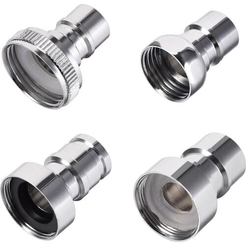 Uxcell 1/3/6 Pcs Brass Faucet Tap Quick Connector 1/2PT Female Thread Hose Pipe Socket Adapter Fitting for Dishwasher