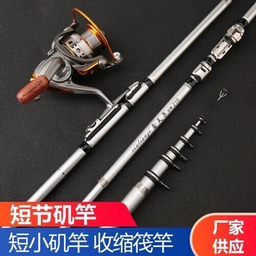 Nwe Portable Telescopic Fishing Rod Spinning Glass Fiber Fish Hand Fishing Tackle Sea Rod Ocean Rod Fishing Pole