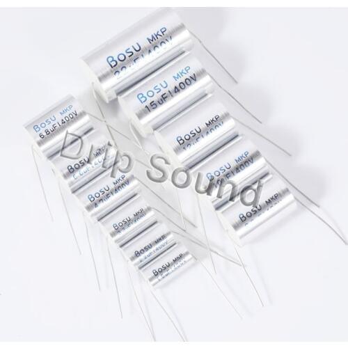 2pcs 3.3uF-22uF 400V MKP Metallized Polypropylene Film Non-Polarity Capacitor for Speaker Frequency Divider Amplifier Crossover