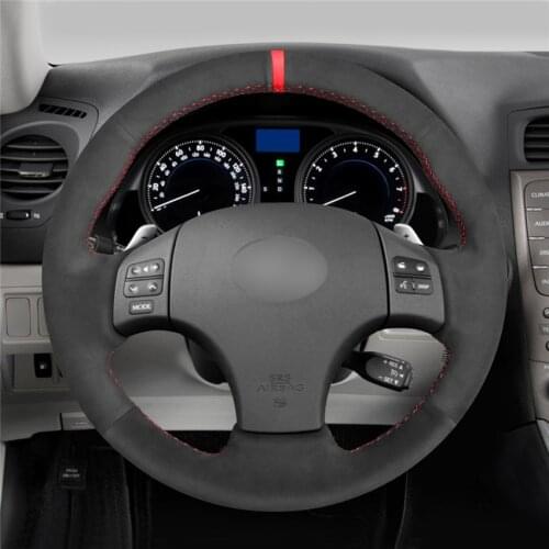 DIY Anti-Slip Wear-Resistant Steering Wheel Cover For Lexus IS IS250 IS250C IS300 IS300C IS350 IS350C Car Interior Decoration