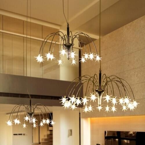 Post-modern Nordic Herringbone Contemporary Pendant Light Living Room Dining Room Dimmable G9 Bulb Hanging Lamps Led deco