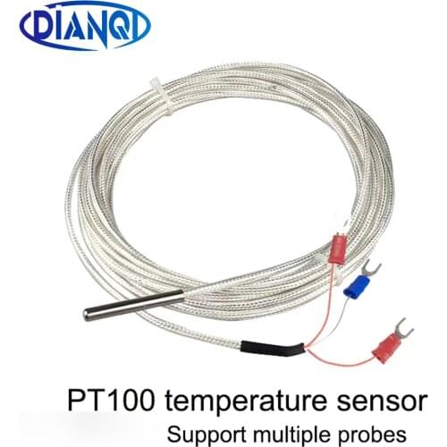 Thermal resistance PT100 temperature sensor probe sensor waterproof anti-corrosion high temperature industrial